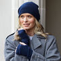 Cashmere Beanie And Wrist Warmer Gift Set, thumbnail 3 of 12