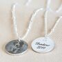 Personalised Pet Photo Sterling Silver Disc Necklace, thumbnail 2 of 10