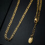 Men's 18 K Gold Plated Figaro Chain, thumbnail 1 of 7