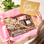 Dried Flower Posie, Candle And Chocolate Gift Set, thumbnail 5 of 9
