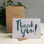Pack Of Eight 'Thank You' Inky Watercolour Cards, thumbnail 1 of 7