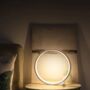 White Round Usb Modern Night Light Table Lamp, thumbnail 5 of 7