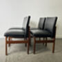 Four Mid Century 1960s Dining Chairs By Vanson, thumbnail 2 of 12