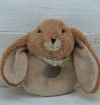 Brown Bunny Toy Rattle, From Birth, Gift Boxed, 4 of 6