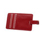 Personalised Red Cricket Luggage Tag, thumbnail 4 of 7