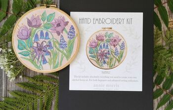 Bluebells Embroidery Kit, 9 of 11