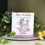 Mermaid Personalised 6th Milestone Birthday Card, thumbnail 1 of 3