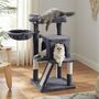 96cm Cat Tree Tower Light Grey With Side Slope, thumbnail 6 of 12