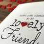 Personalised 20th Birthday Card For Special Friend, Handmade Card, thumbnail 4 of 4