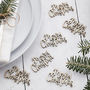 Wooden Table Merry Christmas Confetti, thumbnail 1 of 3