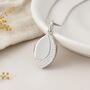 Personalised Sterling Silver Marquise Locket, thumbnail 2 of 10