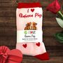 I Love Guinea Pigs Socks Novelty Gift, thumbnail 2 of 6