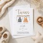 Personalised Twins Congratulations Card, thumbnail 4 of 7
