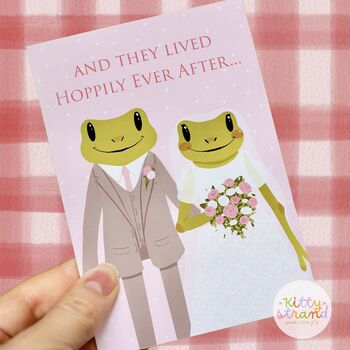 Wedding Card: Happily Ever After Frog Card, 5 of 5