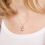 Personalised Chafer Beetle Necklace Sterling Silver, thumbnail 2 of 8