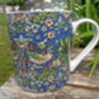 Jumbo Mug In William Morris Blue Strawberry Thief Design, thumbnail 8 of 8