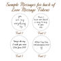 Personalised Silver Love Message Token, thumbnail 5 of 5