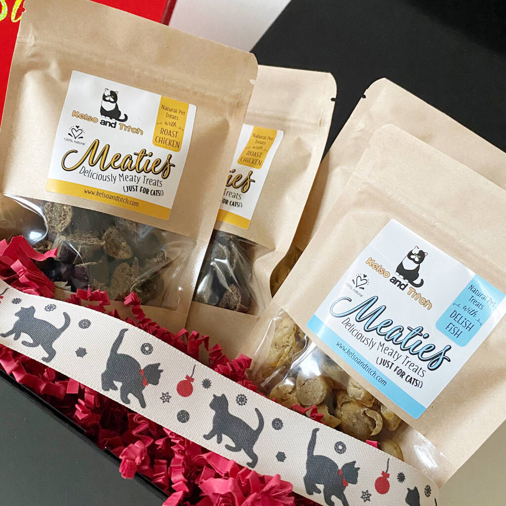 Personalised Cat Christmas Hamper By Kelso and Titch