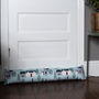 Luxury Christmas Velvet Draught Excluder Snowy Day, thumbnail 1 of 3