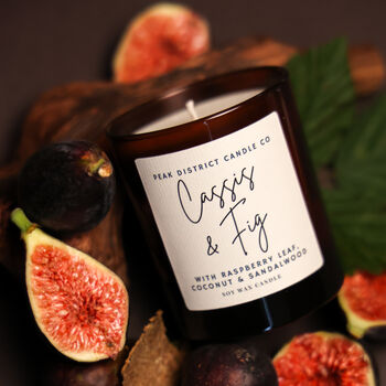 Cassis And Fig Scented Soy Candle, 3 of 3