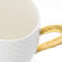 Black Coffee Cup With Gold Or Platinum Handle, thumbnail 9 of 12