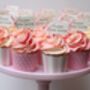 Set Of 10 Personalised Children's Party Cupcake Toppers, thumbnail 2 of 2