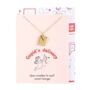 Valentines Love Letter Necklace Gift Card, thumbnail 1 of 5