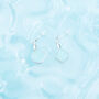 Cornish Sea Glass Stud Earrings Aqua, thumbnail 4 of 5