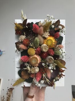 Three Dimensional Dried Flower Frame, 7 of 8