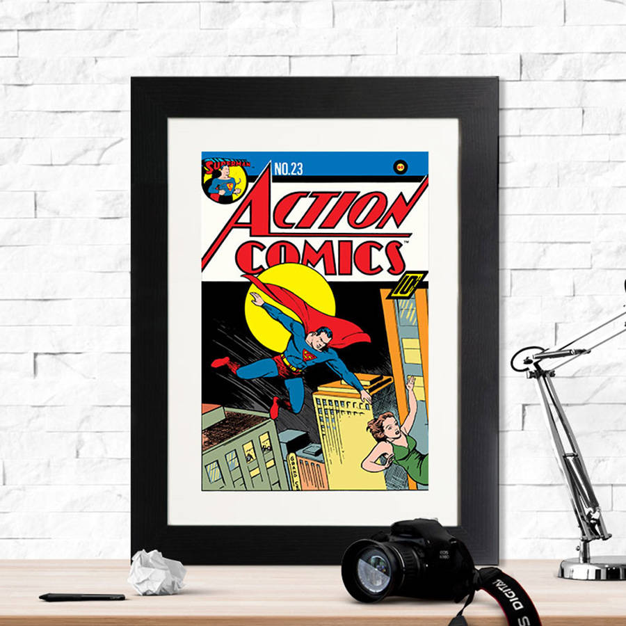 Download Superman Rescue Retro Print By Instajunction ...