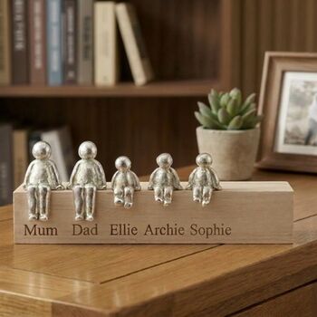 Personalised Our Family Ornament With Choice Of Figures, 8 of 11