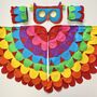 Rainbow Felt Bird Costume For Children And Adults, thumbnail 9 of 9