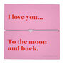 Love You To The Moon And Back Bracelet, thumbnail 2 of 5