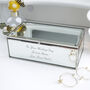 Personalised Message Mirrored Jewellery Box, thumbnail 1 of 8