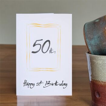 50th Birthday And Wedding Anniversary Special Gift, 8 of 8