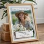 Forever In Our Hearts Photo Print Personalised Memorial Gift, thumbnail 1 of 6