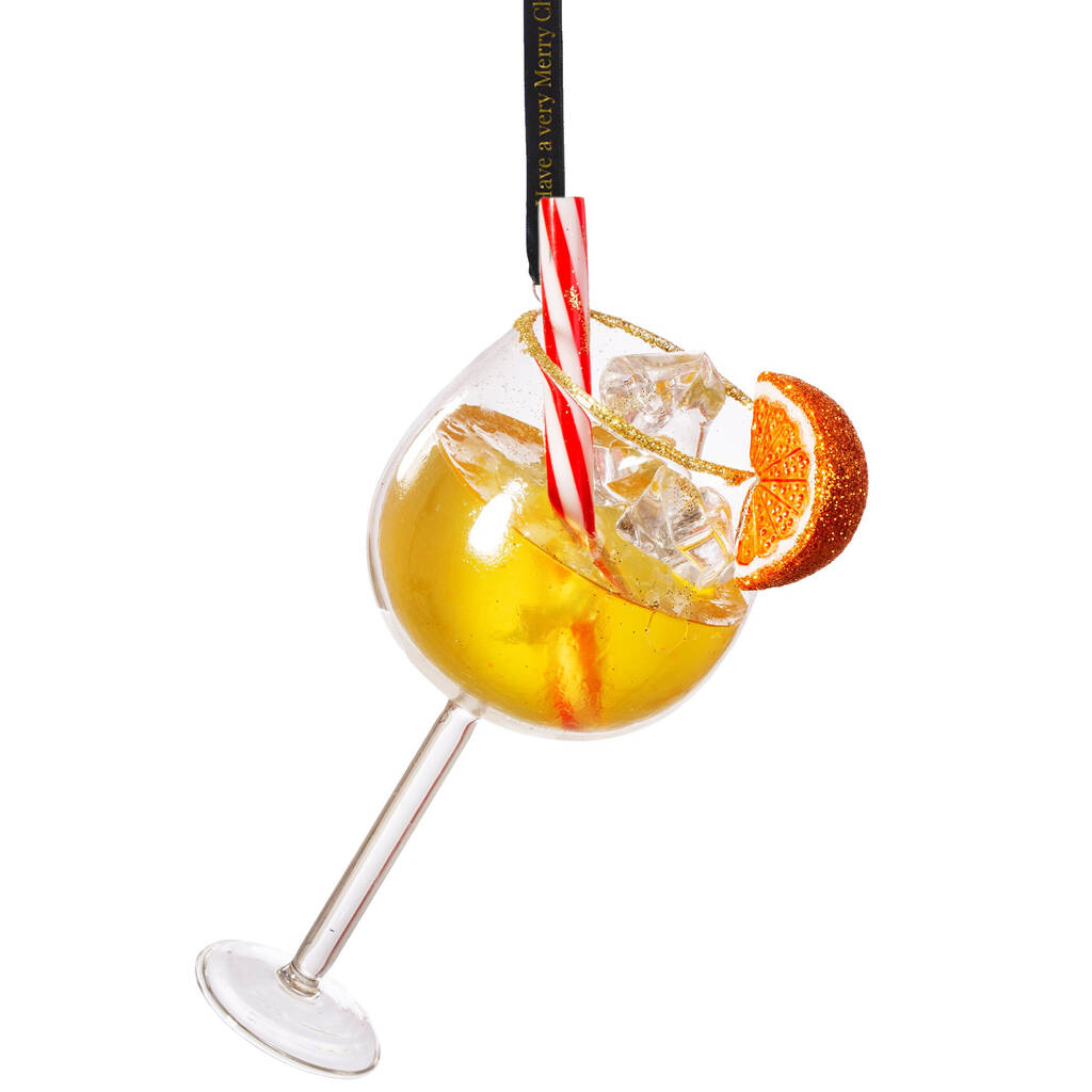 Personalised Aperol Spritz Glass Bauble By The Little Boys