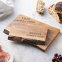 Personalised Cheese Lover Olive Wood Serving Board, thumbnail 3 of 6