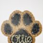 Personalised Pet Paw Print Keepsake Decoration, thumbnail 1 of 8