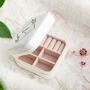 Personalised Tropical Foliage Travel Jewellery Box, thumbnail 2 of 3