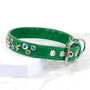 Starstruck Star Studded Crystal Dog Collar, thumbnail 4 of 7