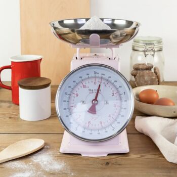 Cottagecore Pink Kitchen Scales, 2 of 4