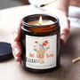 Get Well Soon Gift Personalised Bouquet Scented Candle, thumbnail 1 of 11