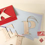 Personalised Initial Letter Valentines Card, thumbnail 12 of 12