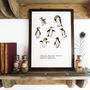 Waddle Of Penguins Art Print, thumbnail 1 of 8