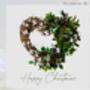 25 Holly Wreath White Butterfly Christmas Stickers, thumbnail 8 of 8