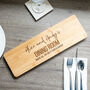Personalised Kitchen Bamboo Serving Board, thumbnail 2 of 5