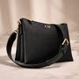 Personalised Embossed Saffiano Leather Trio Cross Body Bag, thumbnail 7 of 7