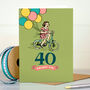 ‘40 Birthday Girl’ 40th Milestone Birthday Card, thumbnail 3 of 4