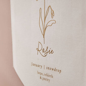 Personalised Birth Flower Wall Hanging, 3 of 5